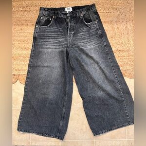 BDG Urban Outfitters Black Wide Leg Jeans